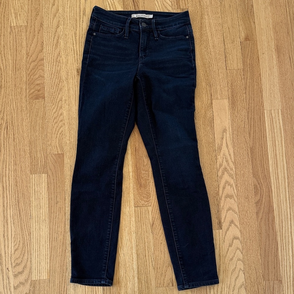 Athleta Sculptek Women's Deep Blue Skinny Jeans